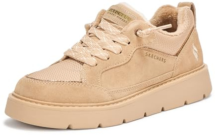 Skechers Women's Keepsakes Cozy - Street Hiker, Classic lace up, Sand, 10M