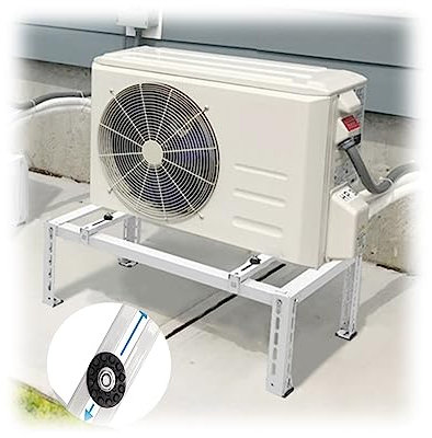 Soporte de Montaje para Aire Acondicionado Split, para Unidad Exterior de Aire Acondicionado de Ventana, de Uso Ligero, para minisplit sin ductos y Bomba de Calor (90 x 30 x 4 cm/35 x 11,8 x