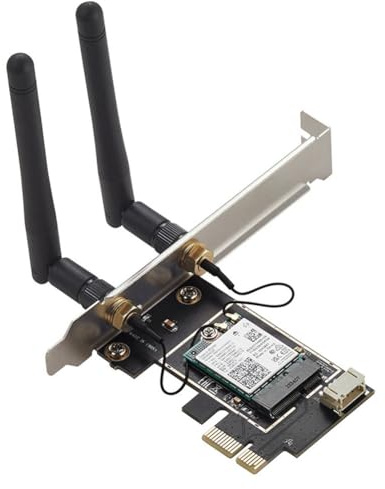Louttary BE200 PCIE WiFi 7 Tarjeta de Red 5G/6G PCI Express 4.0 X1 InaláMbrica Bluetooth BT5.4 802.11AX Tri-Band 8774Mb para WIN10/11