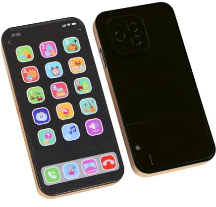 Kids Smart Phone Toys - Travel Toy | TODDLER Pekskärmstelefon | Småbarnslärande leksaker är lämpliga för tidig utbildning, vägresor och rolig kompetensutveckling hemma eller när du är på språng