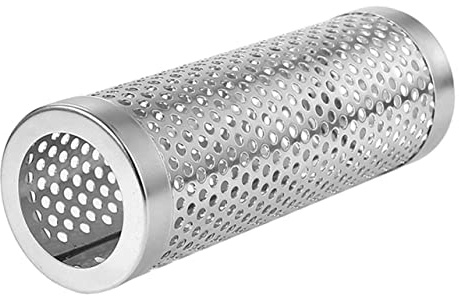 Abaodam Tube de Fumage Acier Inoxydable Durable et Portable Outil Barbecue Pratique pour Fumage Uniforme Accessoire Grill Professionnel pour Barbecue