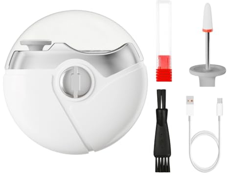 Tagliaunghie automatico,Lucidatore automatico elettrico per unghie, tagliaunghie portatile per manicure per adulti, uomini, donne anziani, bambini e