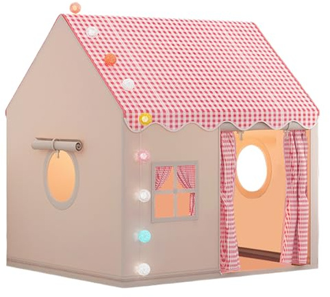 YNPQTDS Playhouse Kids Indoor Polyestergewebe 120x105x128cm Kinder Spielhaus Indoor Spielhaus Für Kinder Im Innenbereich Für Drinnen, Großes Spielha Kinders Indoor-Spielhau Kleine