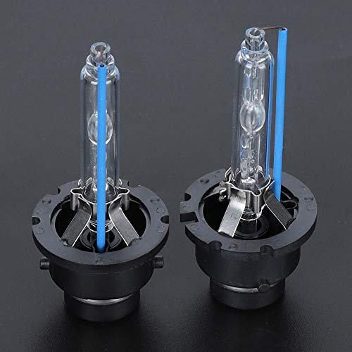 Tbest 2 Ampoules de Phares au Xénon D2S 8000K, Phares de Voiture à Haute intensité avec Teinte Bleue élégante pour Une visibilité et Une sécurité Améliorées dans Toutes Les