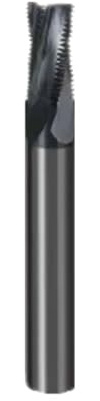 1pcs HRC 60 Degree Carbide Thread Milling M1 M1.2 M1.4 M1.6 M2 M2.5 M3-M24 Solid Carbide Thread Milling Cutter(M24 x3,Whole Tooth Black)