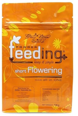 Powder Feeding SFLO-PFCH Green House Short Flowering 1 kg, Orange, 15 x 18 x 7 cm