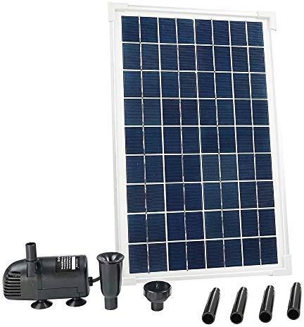 Ubbink Solarmax Pumpe, mit Solarpanel und Akku, 1000 l, mehrfarbig, 1 x 1 x 1 cm, 1351182