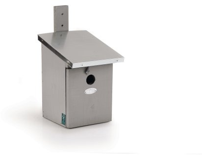 Esschert Design NK40G Kohlmeisen Nistkasten, grau