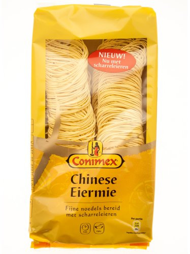 Conimex Chinese Eiermie, Chinesische Eier-Nudeln, für Wok, Woknudeln, 250g