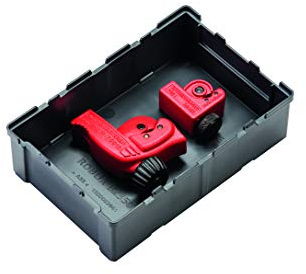Rothenberger 1000002191 MINICUT PRO und Mini MAX | Rohrabschneider mit sehr kleinem Arbeitsradien für schwer zugängliche Stellen | Wiederverwendbare ROBOX | für Verschiedene Rohrarten Ø 3-28 mm, Rot
