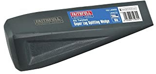 Faithfull FAILSW8S Twisted Super Log Splitting Wedge 200mm, Grey