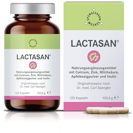 Lactasan® Kapseln 120 Stück - Natürliche Unterstützung für eine gesunde Darmflora und regulierte Verdauung
