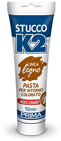 6 Stück Fertigspachtel K2 Nussbaum hell Tube 150 ml