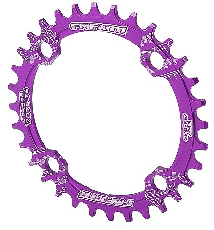 X AUTOHAUX 32 Teeth 104mm Bicycle Wide Chainring Crankset Tooth Plate Purple
