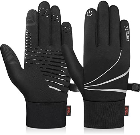 Ruixue Handschuhe Kinder Winter Warme Winterhandschuhe - Kids Anti-Rutsch Winddicht Laufhandschuhe Fahrradhandschuhe Fleece Wasserabweisend, Radhandschuhe Outdoor Sport für 4-12(XL)