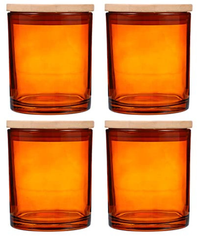 SEWACC 4sätze Glasdosen Mit Deckel Für Duftkerzen Aromatherapie-kerzendosen Sets Für Kerzenherstellung Diy-gläser Für Kerzen