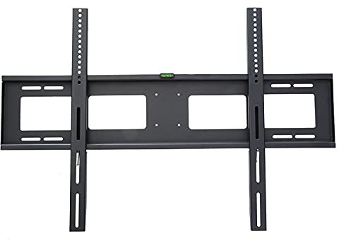 GGZONE Meuble TV d'angle Moderne Support de Montage Mural TV Fixe Meuble TV Mural avec Niveau à Bulle et déflecteur Anti-Chute Convient à la Plupart des téléviseurs 60-100 Pouces jusqu'à Vesa