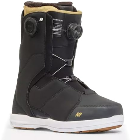 K2 Contour Womens Snowboard Boots, Black, 10