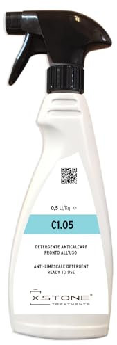 Detergente ANTICALCARE disincrostante per lavelli, top cucina in gres, porcellana, ceramica, top bagno, rubinetteria. ecc. SPRAY da 0,5 Litri