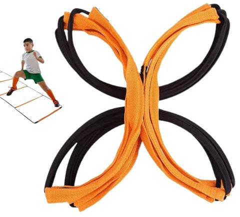 Stronrive Trainingsleiter | Hoch belastbare Speed-Trainingsleitern zusammenklappbar - Fußballtrainingsgeräte für Badminton, Fußball, Tennis, Volleyball, Laufen, Basketball
