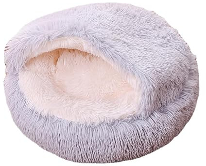 SWZEC dr Pfoten kuschelhöhle das traumbett für ultimativen Komfort (60cm,Grau)