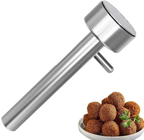 SuerZaro Falafel Scoop, 4cm Falafel Maker, Stainless Steel Falafel Shaper for for Falafel Balls, Falafel Cooking Scoop Mold Baller Tool for Making Delicious Felafel Balls