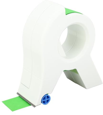 Denash Applicateur de Ruban pour Peintres, Applicateur de Ruban de Peinture de Masquage avec 5 Rouleaux de Rubans, Ensemble de Masquage Portable, Coupe-ruban Tranchant pour Peindre les