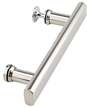 Poignée de porte de douche, Remplacement de la poignée de porte de douche en alliage d'aluminium | Bouton de porte de grange à tirer pour cabine de douche | Barre porte-serviettes de salle de bain
