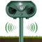 Répulsif Chat Ultrason, 4 Modes Repulsif Chat Solaire, Répulsif Animaux à ultrasons avec détecteur de Mouvement, Étanche Repulsif Chat pour Jardin, Chats Chiens Souris Ratons IP54 imperméable