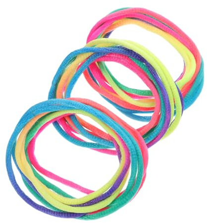 Abaodam Cats Cradle String with Rainbow Finger Strings for Hand Game Play Portable Interactive Educational Plaything to Dexterity and Teamwork for Outdoor Activities and Party Favors