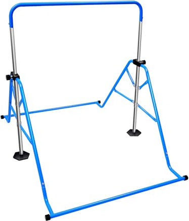 Babeenoo Gymnastikstange Kinder Faltbarer Turnbalken Verstellbare Höhe Gymnastik Balance Beam Multifunktionale Trainingsbarren Tragbare und KompakteGymnastics Bars für Indoor und Outdoor Training