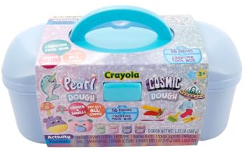 Crayola Boîte à Outils créative 16 pièces Pearl & Cosmic Pâte