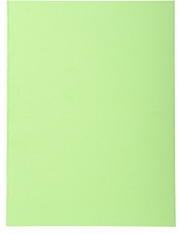 Exacompta 410013E Packung (mit 100 Aktendeckeln Forever, aus Recycling Karton 250 g, DIN A4, 21 x 29,7 cm) lindgrün