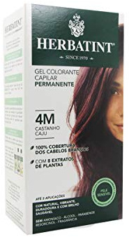 Herbatint Permanentes Farbgel, 4 m, Mahagoni-Braun, 150 ml