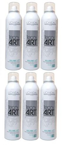 Loreal Volume Lift 6 x 250 ml Spray-Mousse Tecni.art Styling Sprühschaum Neue Serie