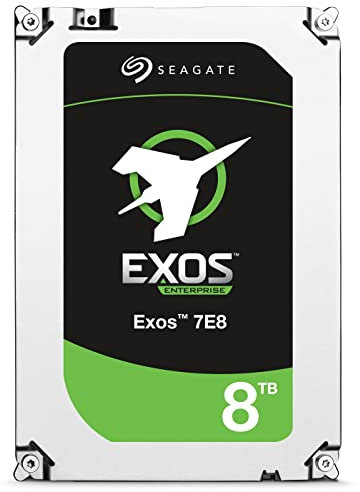 Seagate ST8000NM0105 interne Festplatte 8TB (8,9 cm (3,5 Zoll), 7200rpm, 8MB, 256MB SED, SATA)