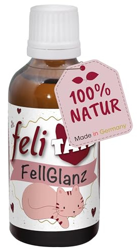 cdVet feliTATZ - Olio luccicante per Pelliccia, spremuto a Freddo, 113,5 g