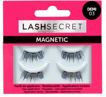 Lash Secret, Ciglia Finte Riutilizzabili Magnetiche Effetto Naturale 03
