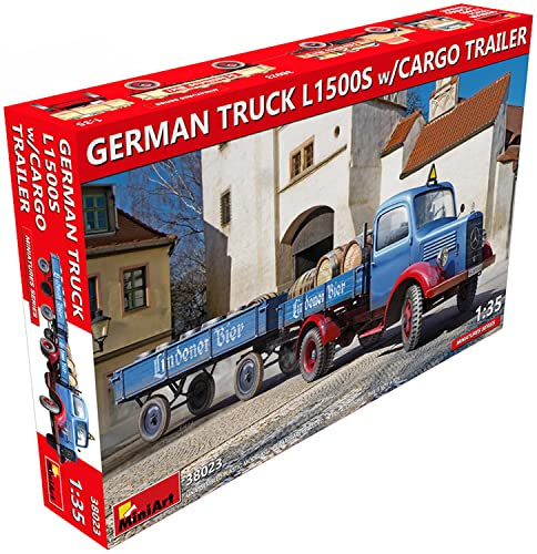 Miniart 1:35 - Deutscher LKW L1500s mit Frachtanhänger
