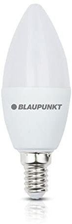 Blaupunkt Ampoule LED E14 – Bougie – Éclairages pour Pièces – 6.8W – Remplacement de 50W – Dépolie – Blanc Naturel 4000K – 680 lumens – Lampe Économe en Énergie et en Coûts – Lot de 1
