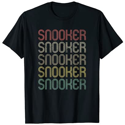 Snooker im Retro-Stil. T-Shirt