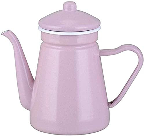 ZHANGDONG hervidor de Agua teteras para te hervidor de Agua Tetera vitroceramica Bonita Tetera de Esmalte/Tetera de Color sólido/Estufa de Tetera, Calor rápido y Uniforme. para Hogar y R