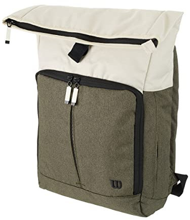 Wilson Damen Tennis-Rucksack, Für bis zu 2 Schläger, Forest Green/Cream