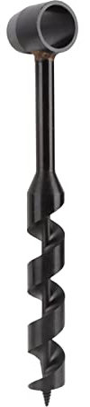 Mèche à tarière manuelle noire Durable légère en acier à haute teneur en carbone incisive bois tarière robuste pour l'extérieur sauvage 25-230mm