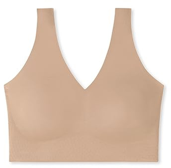 Schiesser Damen nahtloses Bustier mit herausnehmbaren Pads - Invisible Soft, Maple_170364, 40