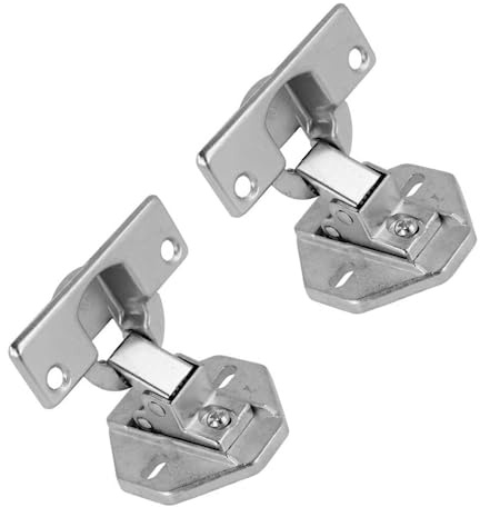 Lot de 2 charnières de porte de placard intégrées pour machine à laver Beko 2827210100 WDIX8543100