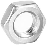 Comcapy 1/5/10 STÜCKE M3 M4 M5 M6 M8 M10 M12 M14 M16 M18 M20 304 Edelstahl Flachsechskant Sechskant Dünne Mutter Kontermutter(10PCS,24in)