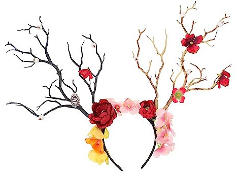 LALADEFIEE Blumen Haarband Dekorativer Kopfschmuck Kreative Stirnband Modellier Kopfschmuck Festival Party