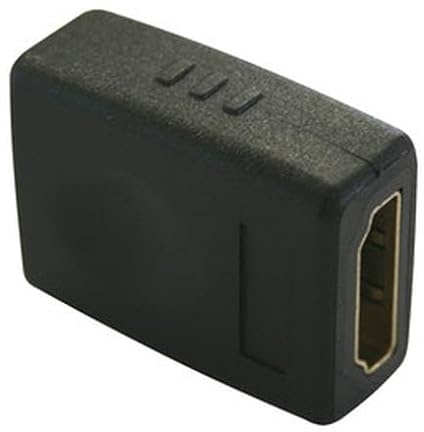 Blendend Adaptador HDMI Hembra a HDMI Hembra Lineal, Compatible con Dispositivos Multimedia, Ideal para Conexiones de Audio y Video.