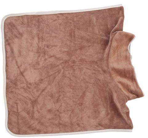 FRCOLOR Atmungsaktiver Massagebetttuch Überzug Mit Gesichtsaussparung Langlebiges Weicher Spannbezug Für Massageliegen Braun Reißfest Und Hautfreundlich Für Spa Und Therapie